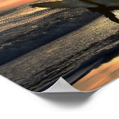 Hawaiian Surfer Heading Zuhause Poster (Ecke)