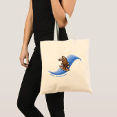 Hawaiian Surfing Bunny Bags und Tasche (Vorderseite (Produkt))