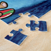 Hawaiian Surfing Bunny Holiday Cartoon Puzzle (Seite)