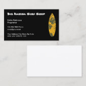 Hawaiian Surfshop Thema Visitenkarte (Vorne/Hinten)