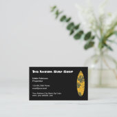 Hawaiian Surfshop Thema Visitenkarte (Stehend Vorderseite)