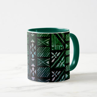 Hawaiian Tapa Cloth Tasse