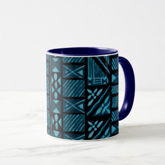 Hawaiian Tapa Cloth Tasse