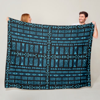Hawaiian Tapa Pattern Fleecedecke