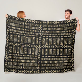 Hawaiian Tapa Pattern Fleecedecke