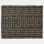 Hawaiian Tapa Pattern Fleecedecke (Vorderseite (Horizontal))