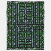 Hawaiian Tapa Pattern Fleecedecke (Vorderseite)