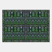 Hawaiian Tapa Pattern Geschenkpapier Set (Vorderseite)
