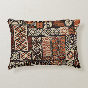 Hawaiian Tapa: Stammes-Patchwork Dekokissen