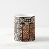 Hawaiian Tapa: Stammes-Patchwork Kaffeetasse (Mittel)