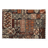 Hawaiian Tapa: Stammes-Patchwork Kissenbezug (Rückseite)