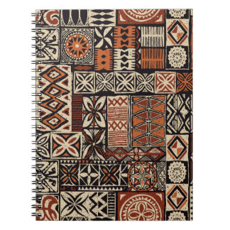 Hawaiian Tapa: Stammes-Patchwork Notizblock