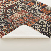 Hawaiian Tapa: Stammes-Patchwork Sherpadecke (3/4)
