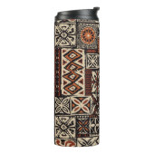 Hawaiian Tapa: Stammes-Patchwork Thermosbecher (Nach links gedreht)