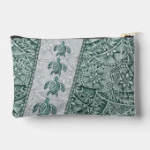 Hawaiian Tapa und Honu Small Pouch Zubehörtasche (Rückseite)