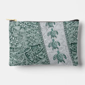 Hawaiian Tapa und Honu Small Pouch Zubehörtasche (Vorderseite)
