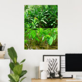 Hawaiian Taro Patch Poster (Heimbüro)