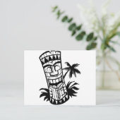 HAWAIIAN TIKI BAR ART POSTKARTE (Stehend Vorderseite)