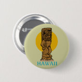 Hawaiian Tiki Button (Vorne & Hinten)