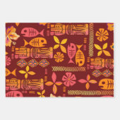 Hawaiian Tiki Geschenkpapier Set (Vorderseite 2)
