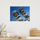 Hawaiian Tiki Gods Poster (Küche)