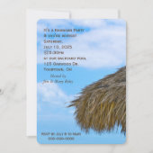 Hawaiian Tiki Hut Party laden Einladung (Vorderseite)