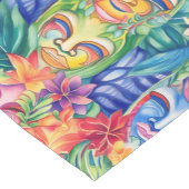 Hawaiian Tiki Mask Kurzer Tischläufer (Ecke)