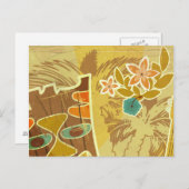 Hawaiian Tiki Mask Postkarte (Vorne/Hinten)