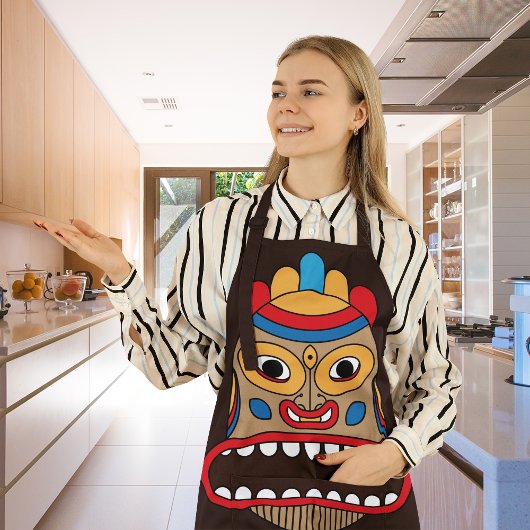 Hawaiian Tiki Schürze