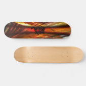 Hawaiian Tiki Skateboard Design (Horizontal)