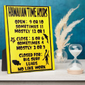 hawaiian time plaque fotoplatte (Seite)