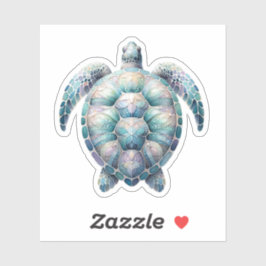 Hawaiian Tribal Sea Turtle Stickers Aufkleber