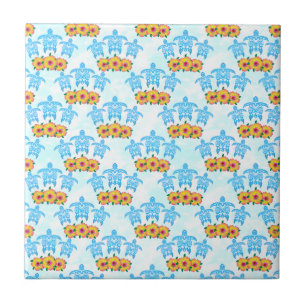 Hawaiian Tribal Sea Turtles Fliese