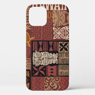 Hawaiian Tribal: Vintage-Stoffpatchwork Case-Mate iPhone Hülle
