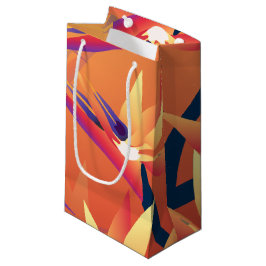 Hawaiian Tropical Bird-of-Paradise Luau Gift Bag S Kleine Geschenktüte