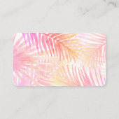 Hawaiian Tropical Birds Babydusche Windeln Windeln Begleitkarte (Rückseite)