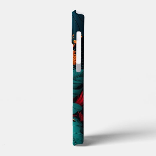 Hawaiian Tropical Blume Floral Exotic iPhone Case (Rückseite / Links)