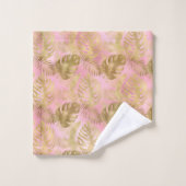 HAWAIIAN TROPICAL BLUSH GOLD TOWEL SET (Waschlappen)