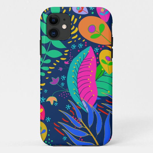 Hawaiian Tropical Dschungel Case-Mate iPhone Hülle (Rückseite)
