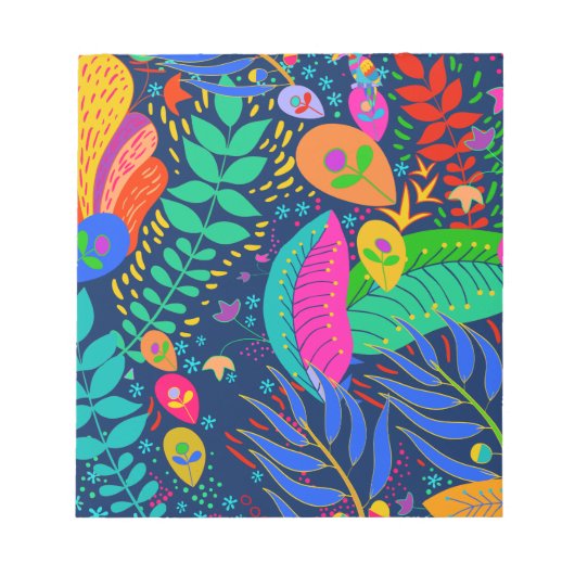 Hawaiian Tropical Dschungel Notizblock (Vorderseite)