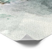 Hawaiian Tropical Fish Watercolor - Wrasse Poster (Ecke)