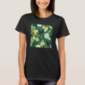 Hawaiian Tropical Flower Leaf Pattern Beach Vacati T-Shirt (Vorderseite)