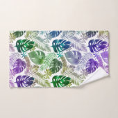 HAWAIIAN TROPICAL GREEN LILA TOWEL SET (Handtuch)