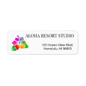 Hawaiian Tropical Hibiscus Return Address (Vorne)