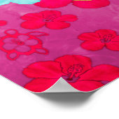 Hawaiian Tropical Honu Poster (Ecke)