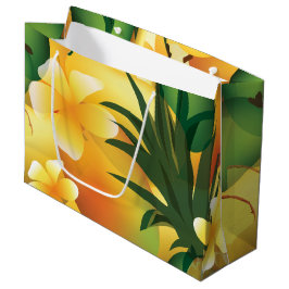 Hawaiian Tropical Luau Geschenktasche Große Geschenktüte