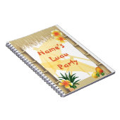 Hawaiian Tropical Luau Party Keepake-Notebook Notizblock (Rechte Seite)