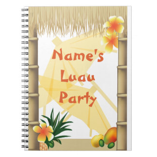 Hawaiian Tropical Luau Party Keepake-Notebook Notizblock