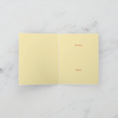 Hawaiian Tropical Luau Party Vielen Dank Note Card Dankeskarte (Innenseite)