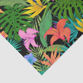 Hawaiian Tropical Palm Blätter Floral Seidenpapier (Ausschnitt)